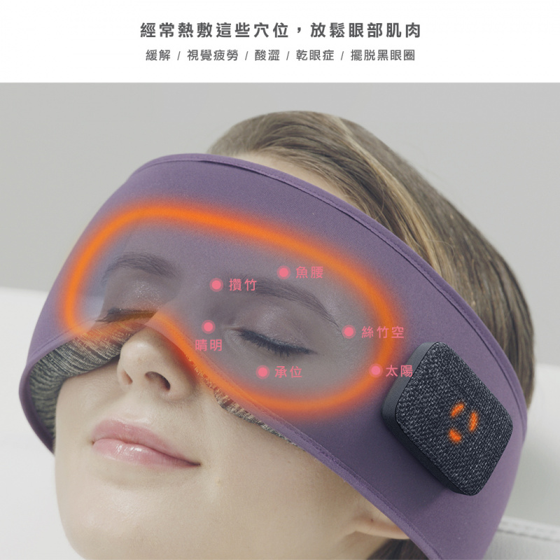 小米有品 - Dreamlight 眼部熱敷眼罩 緩解疲勞按摩護眼儀 - 連降噪耳塞及香薰片套裝