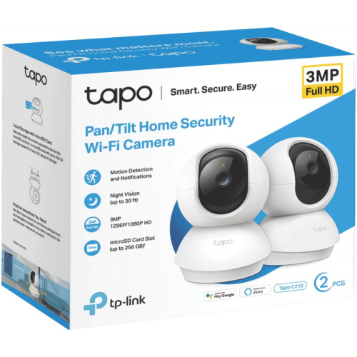 TP-Link Tapo C210P2 旋轉式家庭安全防護網路 Wi-Fi攝影機