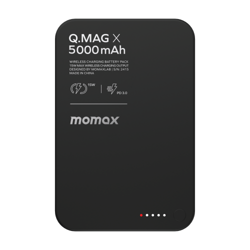 Momax Q.Mag X 超薄磁吸流動電源 (第二代) [5000 / 10000mAh][IP116A / IP117A]