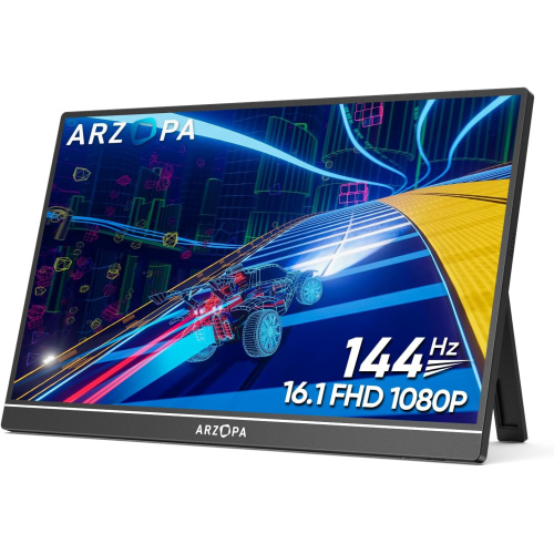 Arzopa Z1FC  16.1吋 144Hz 可攜式顯示器 100% sRGB 1080P FHD 支架可攜式遊戲顯示器