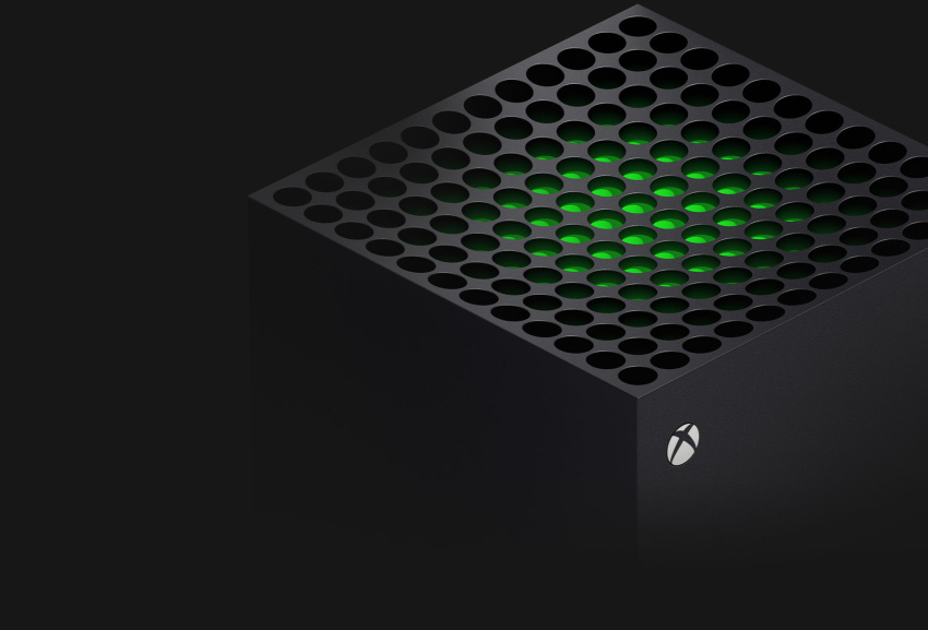 Xbox Series X 的俯視角度