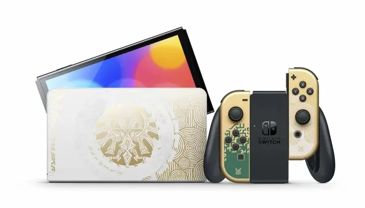 Nintendo Switch OLED 薩爾達傳說 王國之淚 限定版主機 [主機/手制/配件包]【父親節精選】