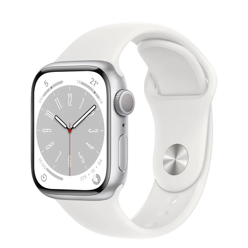 Apple Watch Series 8 [GPS] 運動錶帶 [41/45mm][2色]【父親節精選】