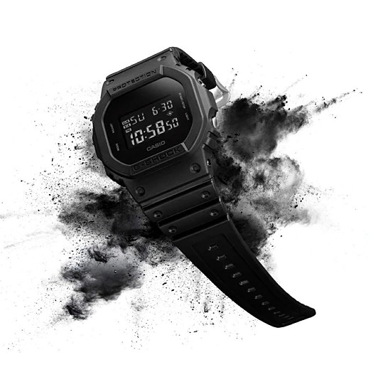 CASIO G-Shock DW-5600BB-1 電子手錶[黑色] - 寶時鐘錶BS Time