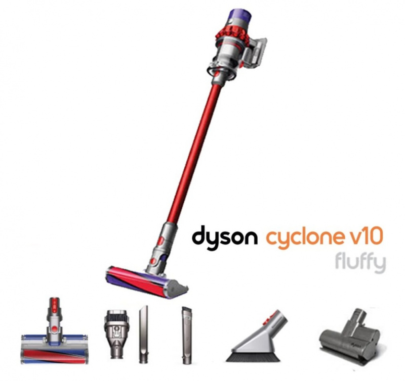 Dyson Cyclone V10 Fluffy 無線吸塵機[亞洲版][三腳插頭] - 全昇科技有限公司