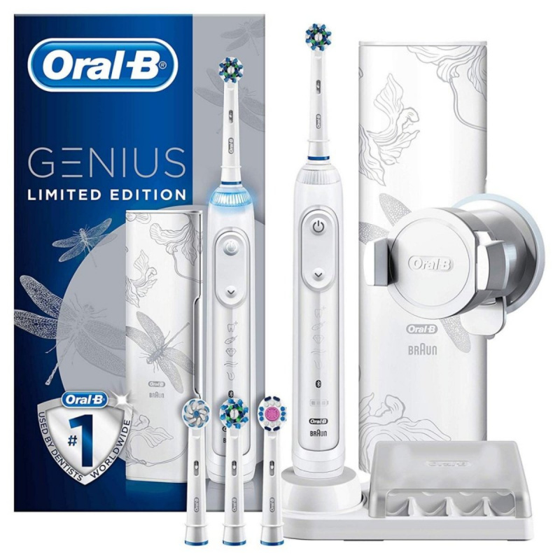 Oral B GENIUS 9000 藍牙電動牙刷(白色特別版) - DayDayTouch