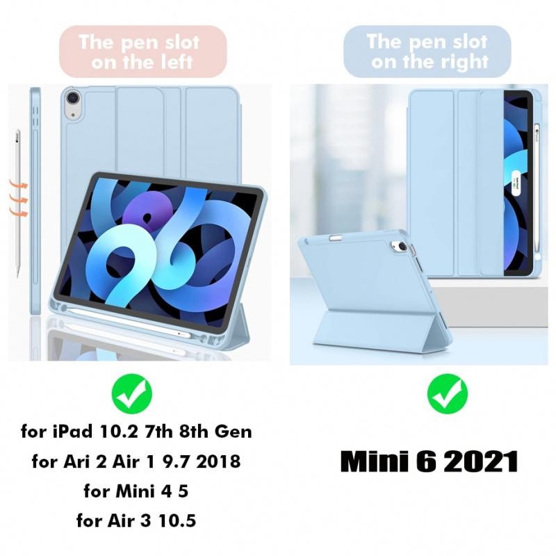 For iPad Air 4 iPad Pro 11 2021 Case for iPad 8th 9th Generation Case 7th  10.2 10”2 Air 5 Air 3 10.5 for iPad Mini 6 Case Cover - 幻維電腦匯
