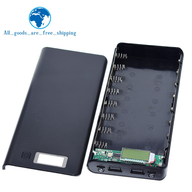 手機放大器5V Dual USB 8 18650 Power Bank Battery Box Mobile Phone Charger DIY  Shell Case For Smart Phone MP3 Electroni - 匯佰通訊