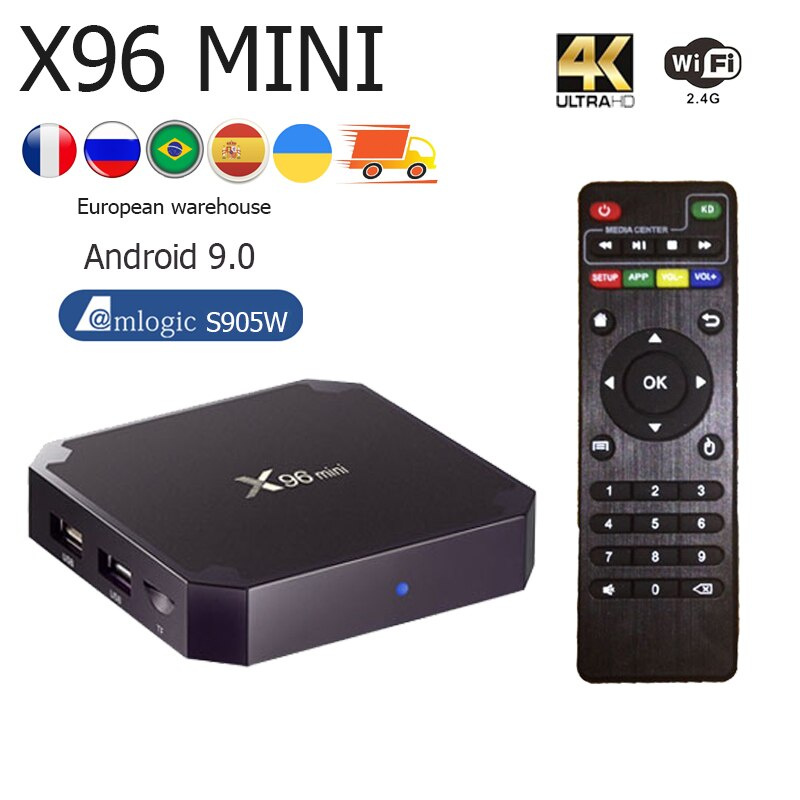 X96 Mini Smart TV BOX Android 9.0 TV BOX Amlogic S905W Quad Core 2.4G Wifi  Media Player 2GB 16GB Full HD Set Top Box TV receiver - 精仕數碼