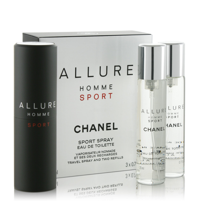 CHANEL Allure Homme Sport Eau De Toilette Travel Spray 3 x 20ml - PERFUME  STATION