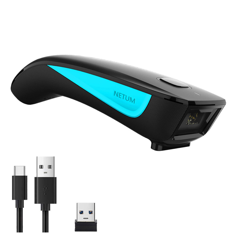 NETUM C750 Bluetooth QR 2D Barcode Scanner AND C830 Wireless Laser 1D usb  Bar Code Reader for IOS Android W - 中廣辦公批發中心