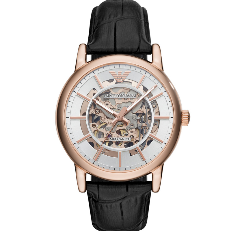 Emporio Armani 43mm 男裝鏤空機械腕錶(AR60007)【消費券激賞】 - Watchtify網上手錶專門店