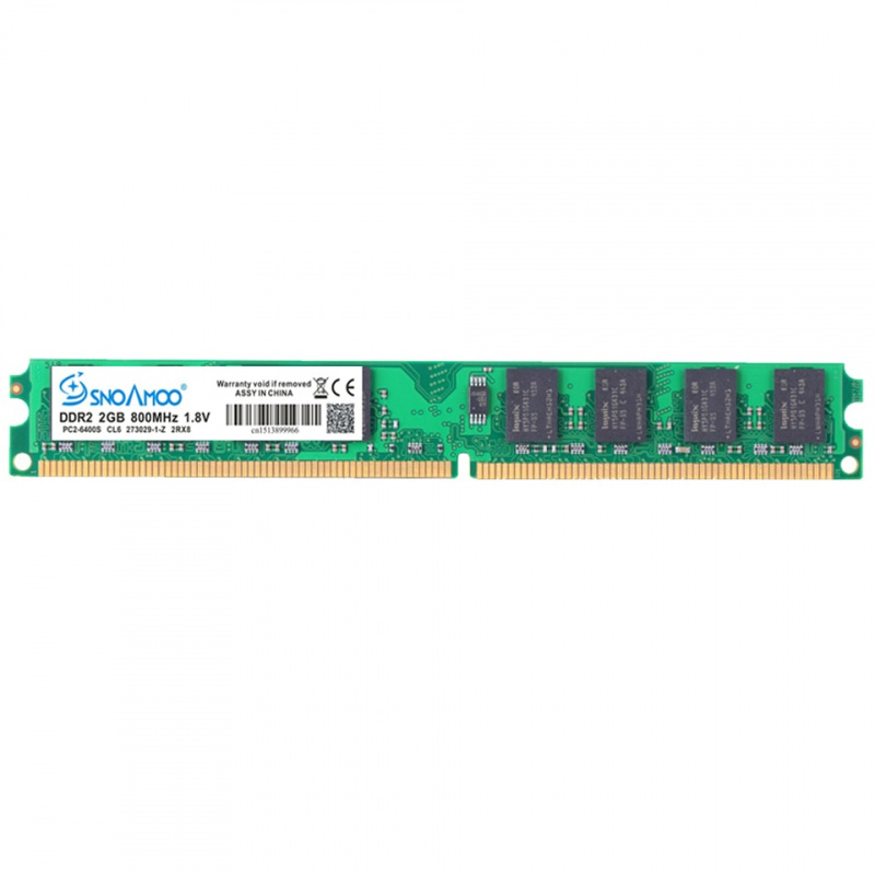 SNOAMOO Desktop PC RAMs DDR2 1G 2GB 667MHz PC2-5300s 800MHz PC2-6400S DIMM  Non-ECC 240-Pin 1.8V For - 幻維電腦匯
