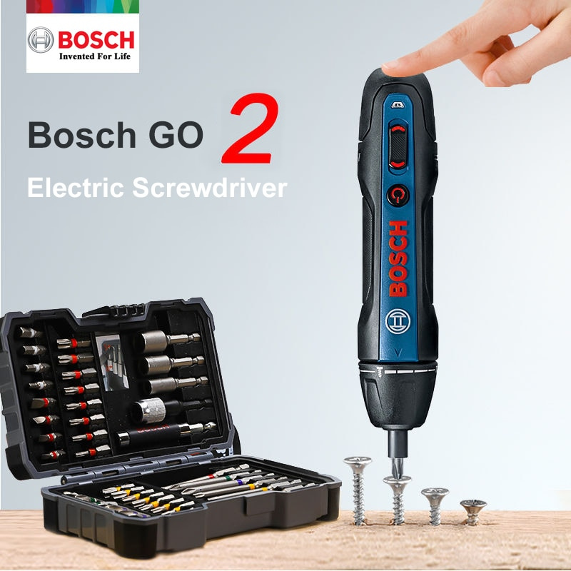 Bosch Go 2 Screwdriver Rechargeable Cordless Drill Bosch Go 3.6V Electric  Screwdriver Multi-Function Househ - 黑石矩陣數碼科技