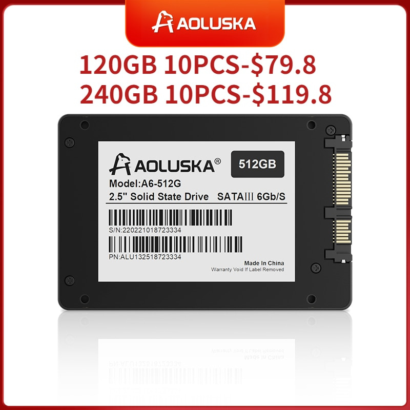 AOLUSKA ssd 240 gb SSD hdd 2.5 SATA3 SSD 120 gb 512gb 480gb ssd 1tb  Internal Solid State Hard Drive hard disk hd ssd 500gb 120gb - 江海電腦