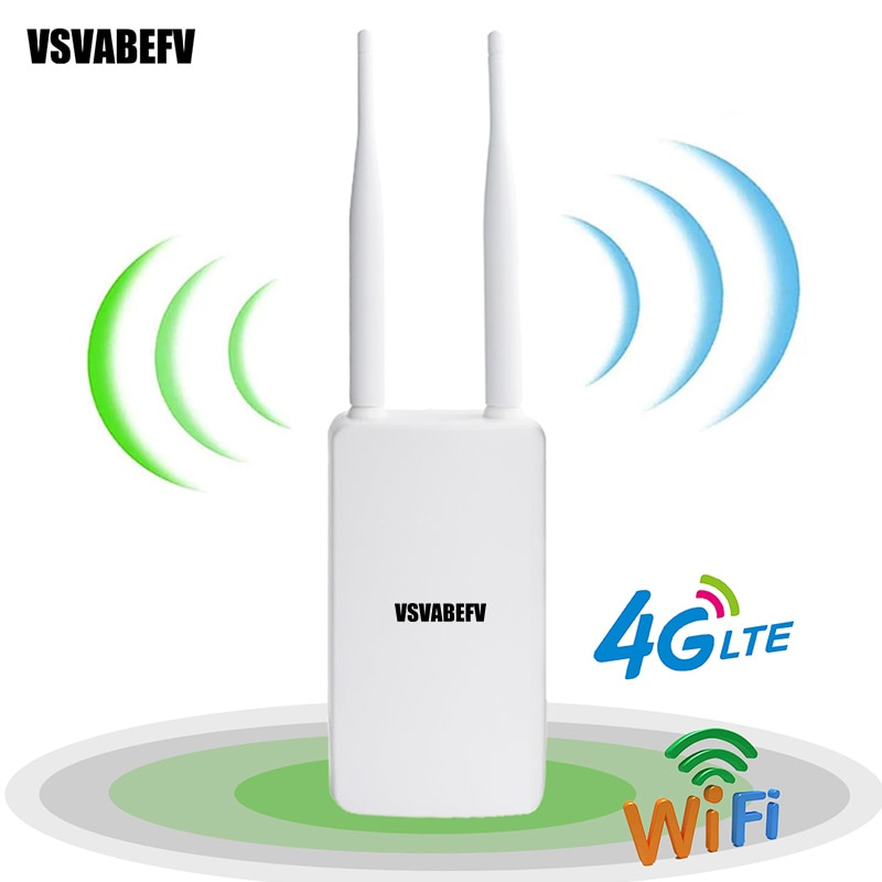 4G LTE Router 300Mbps Wireless Outdoor Router 4G SIM Wifi Router Modem for  IP Camera Outside WiFi Cove - 燈神世界數碼