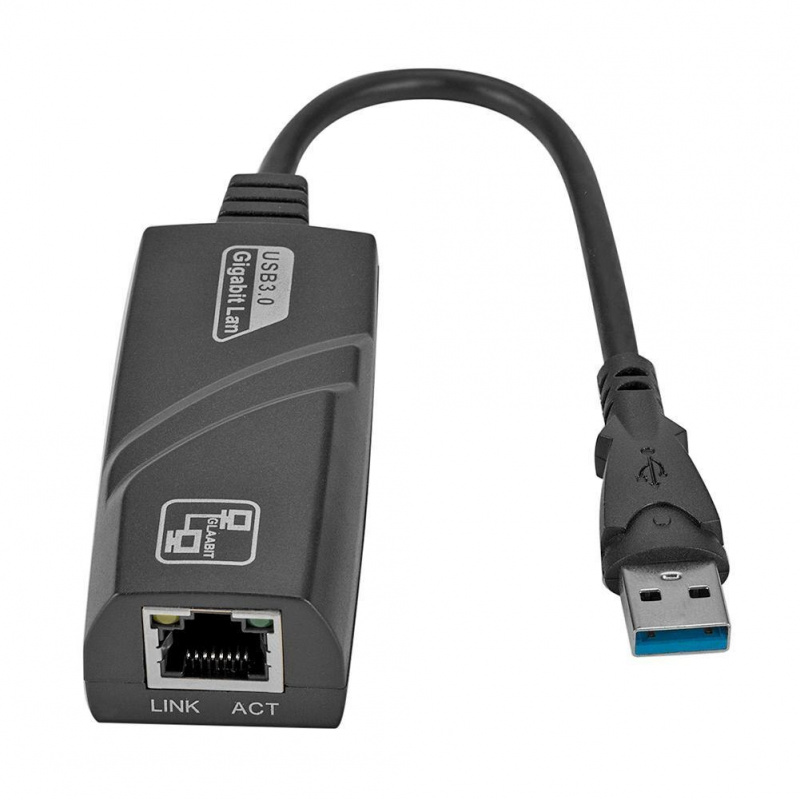 Wired USB 3.0 To Gigabit Ethernet RJ45 LAN 10 100 1000 Mbps Network Adapter  HUB Ethernet Network Card For Laptop PC - LUCAS 商品總匯