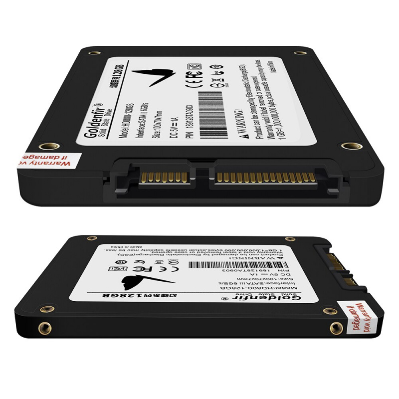 Goldenfir SSD 128gb 256gb 512gb hard disk faster then hdd hd for desktop  laptop SSD 2.5inch - 江海電腦
