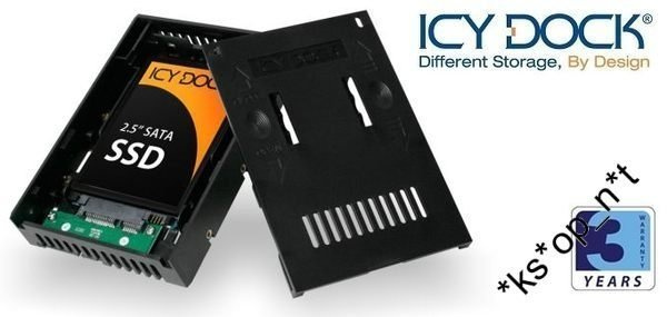 MPower} ICY Dock MB882SP-1S-2B 2.5 to 3.5 SATA SSD, Harddisk 硬盤盒(免工具) -  原裝行貨- MPower Technology Company