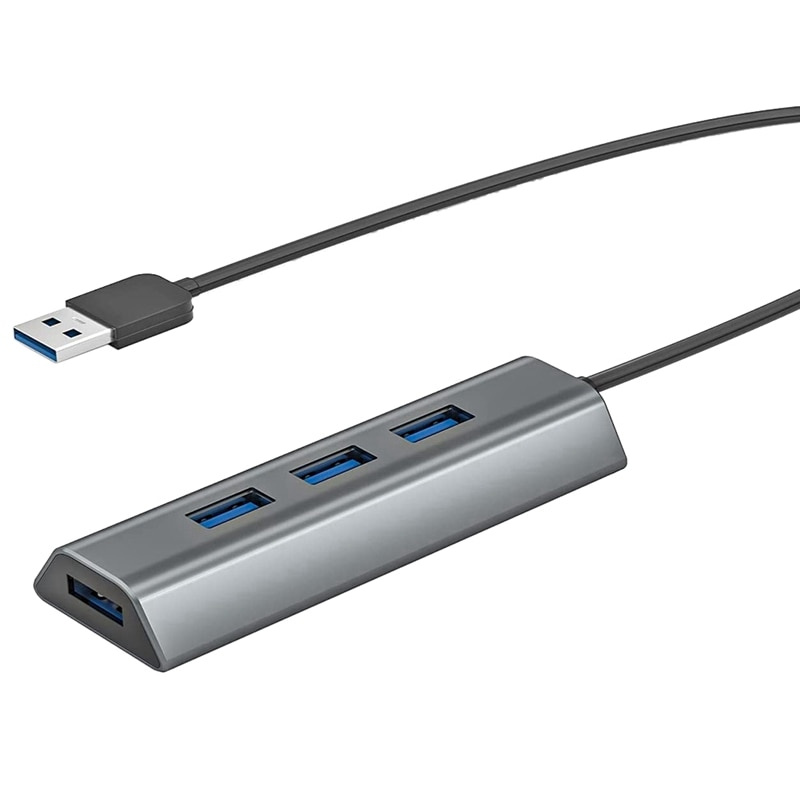 USB 3.0 Hub 4-Port USB Splitter Ultra-Slim USB Data Hub Portable USB Port  Expander, for PC Laptop, , Surfac - LUCAS 商品總匯