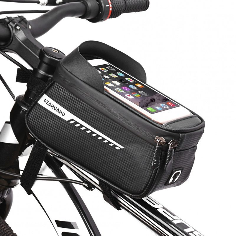 Bicycle Bag Frame Front Top Tube Cycling Bag Reflective 6.5in Phone Case  Touchscreen Phone Pannier MTB Mountain Bike Accessories - 匯佰通訊