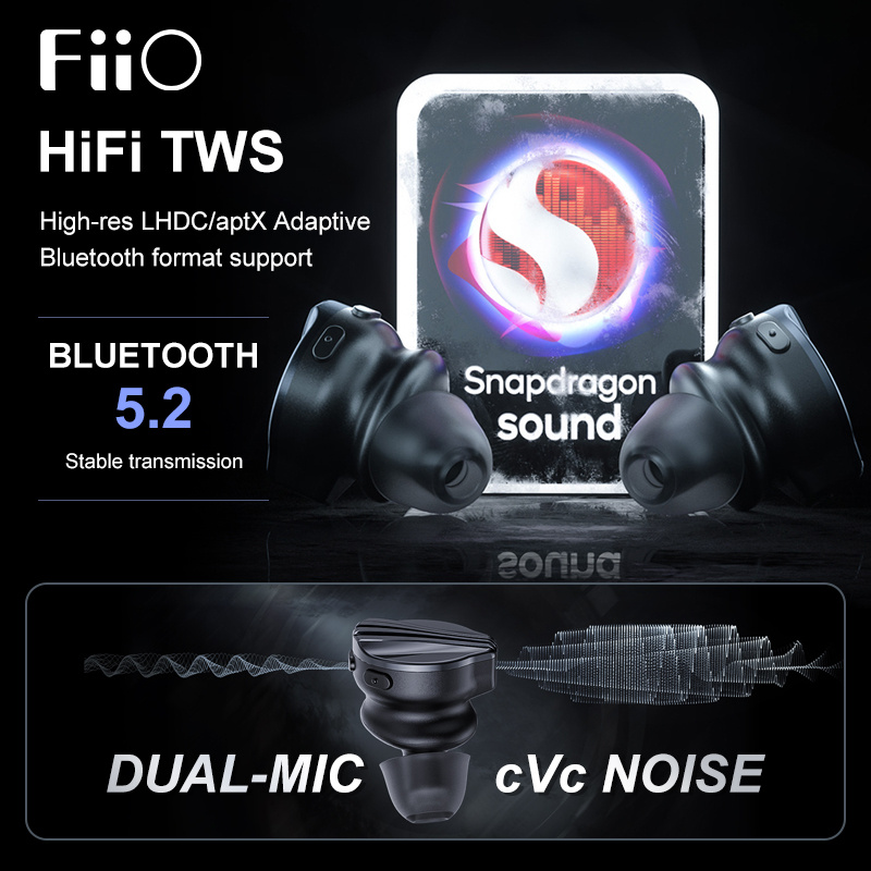 FiiO FW5 HI-FI TWS 真無線藍牙耳機