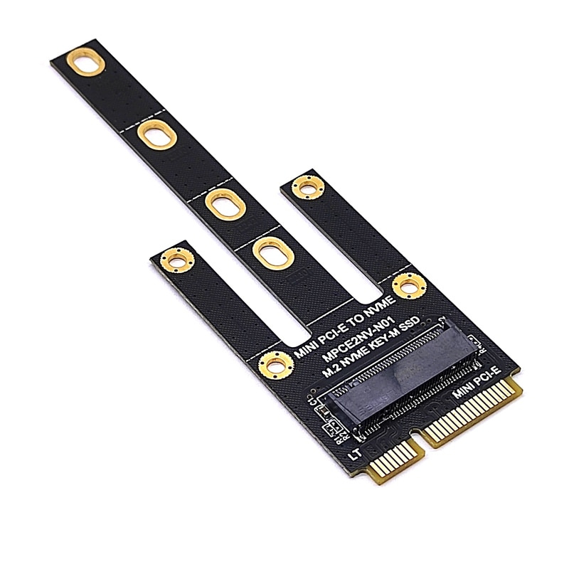 Mini PCIE to NVMe Adapter MiniPCIE to M.2 M2 MINI PCI-E to NVMe Converter  Card Riser Support 2230 2242 2260 2280 M2 SSD適配器- 江海電腦