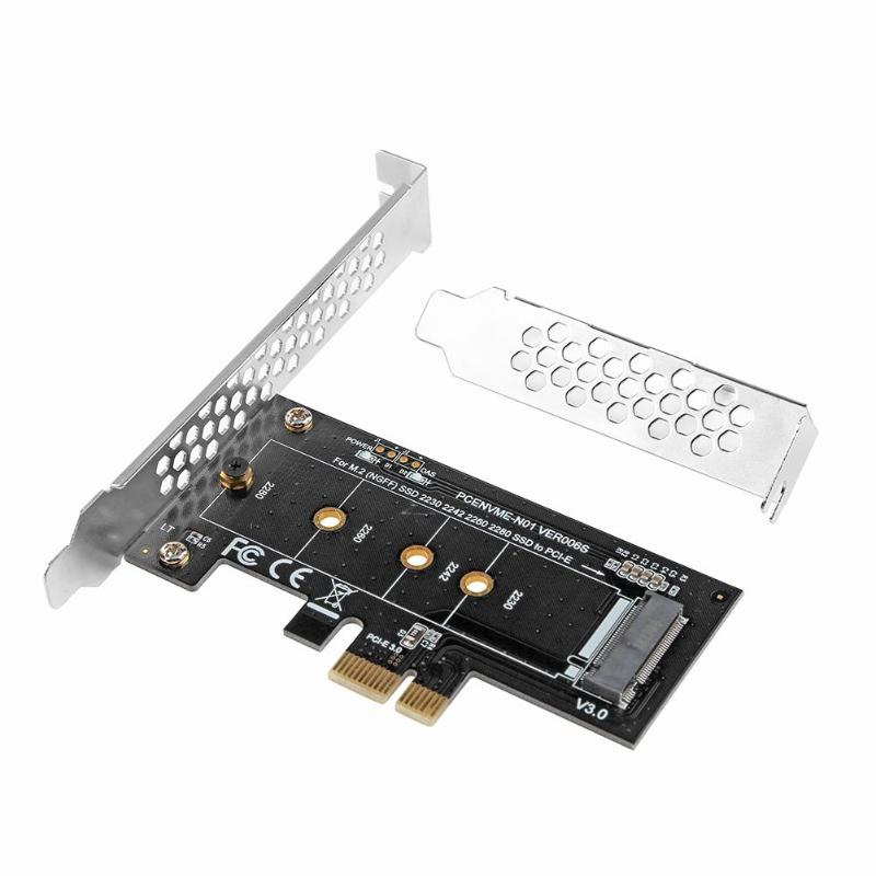 NVME SSD M2 PCIE 1x Adapter PCIE to M2 Adapter M.2 NVME SSD to PCI Express  X1 Card Riser Adapter M Key 適用於2230-2280 M2 SSD - 江海電腦