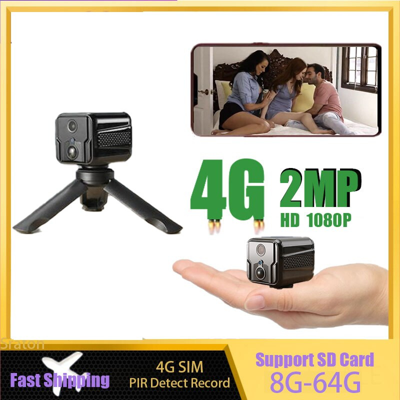 4G WiFi Wireless Monitoring Mini Camera Cloud Storage Bidirectional Voice  Remote Network Monitoring 1080p IP Camera Night Vision - LUCAS 商品總匯