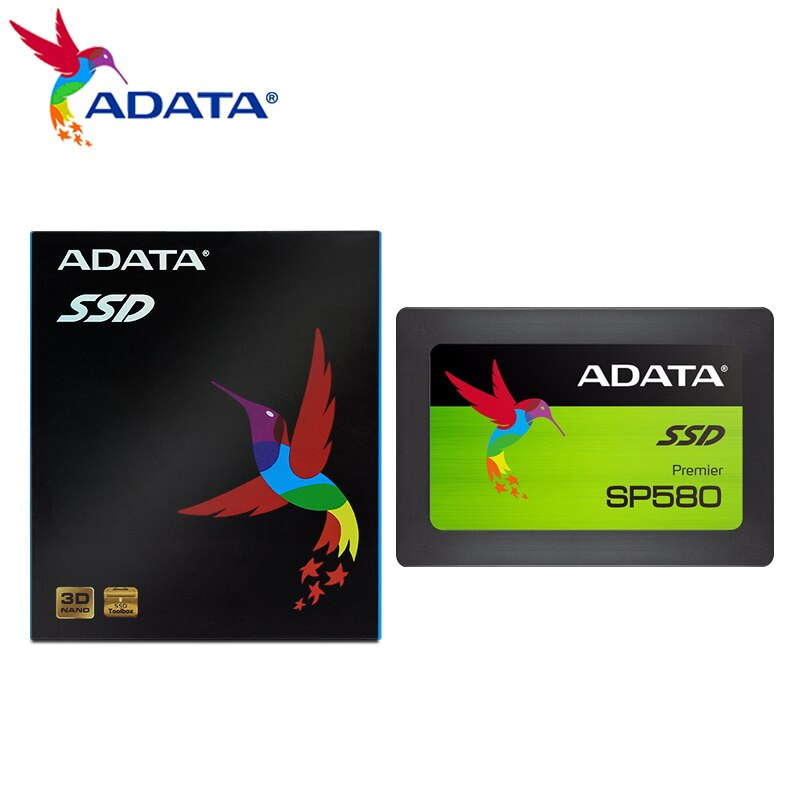 ADATA SP580 SSD 120GB 240GB 480GB 原裝2.5 英寸SATA III 存儲磁盤適用於PC 台式機筆記本內置固態硬盤-  遇見光數碼科技