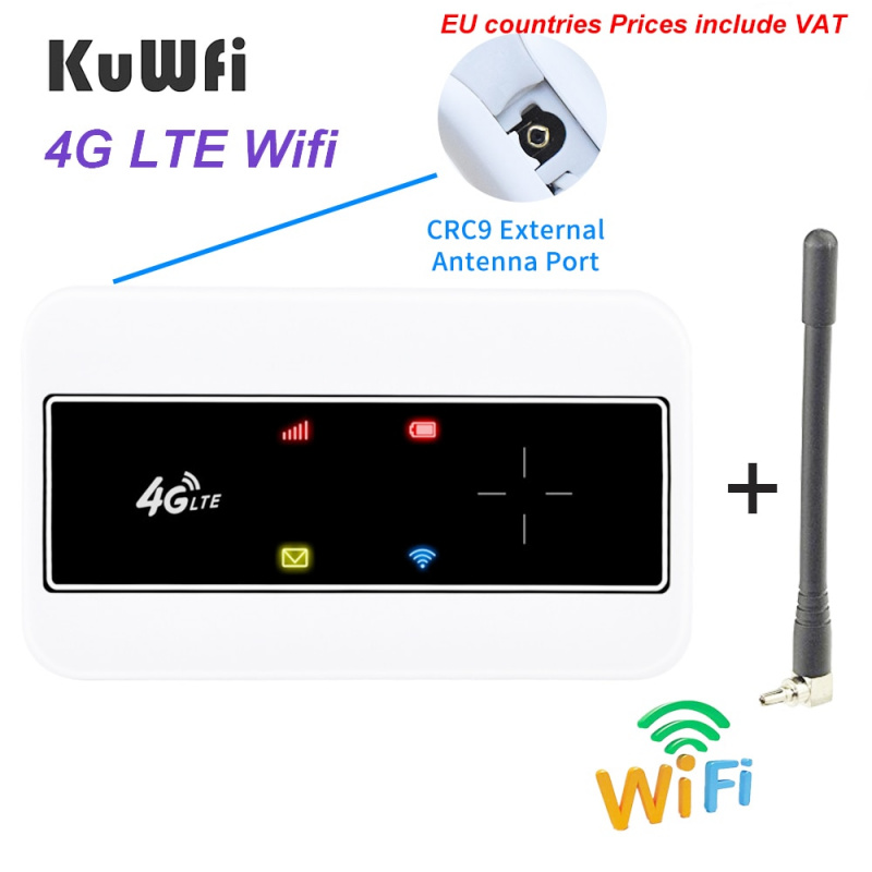 KuWFI Mini 4G Router 3G 4G LTE Wireless Wifi Modem Portable Pocket Wi-fi  Mobile Hotspot Car Wi-fi Router With Sim Card Slot - LUCAS 商品總匯