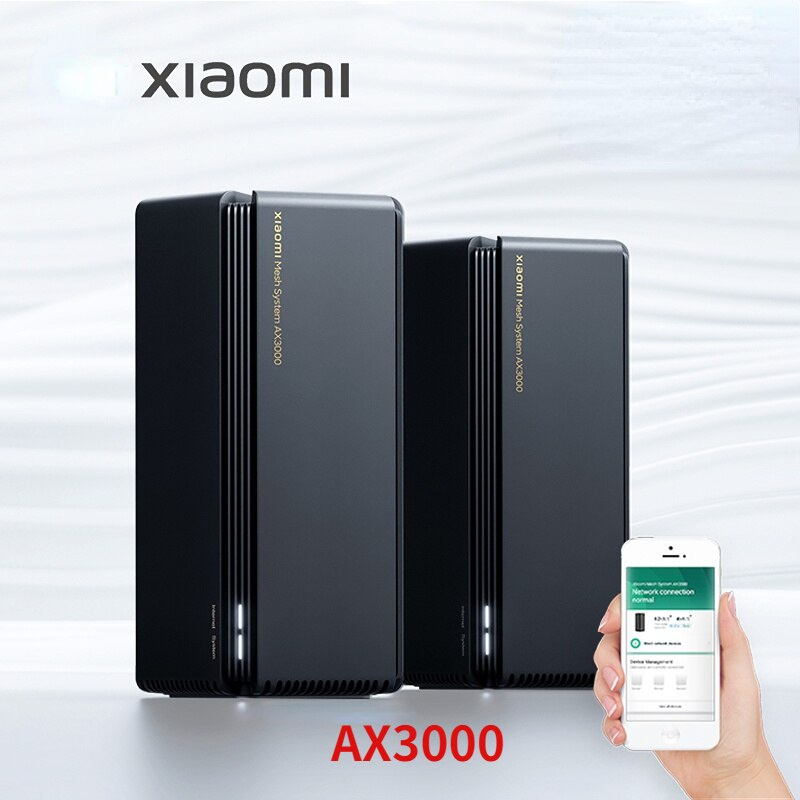 Xiaomi Router AX3000 Mesh System WiFi6 2.4G5.0 GHz 5G Modem 2976Mbps OFDMA  Access Point Mode Signal Amplifie - LUCAS 商品總匯