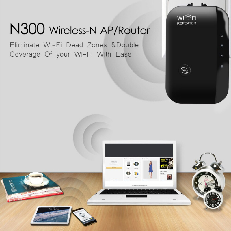 WiFi Repeater Portable WiFi Extender Amplifier WiFi Booster Wi Fi Signal  802.11N Long Range Wireless Repeater Access Point - LUCAS 商品總匯