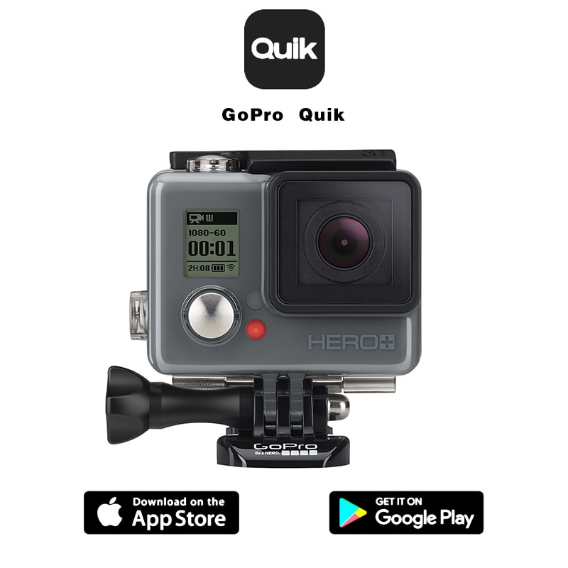 GoPro hero+Plus WiFi大角度高清攝像機潛水滑雪騎行探險CS小型水釋相機chdhc-101 - 健康營