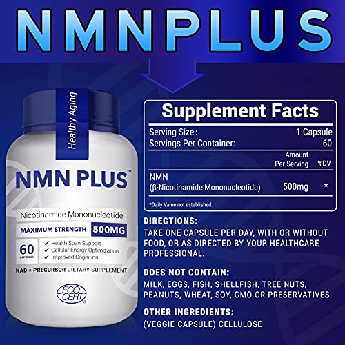 英國製造 NMN plus 升級版逆齡抗衰老 NAD＋ NMN plus 30000mg [60粒] (美國FDA+GMP藥監認證藥廠製造)