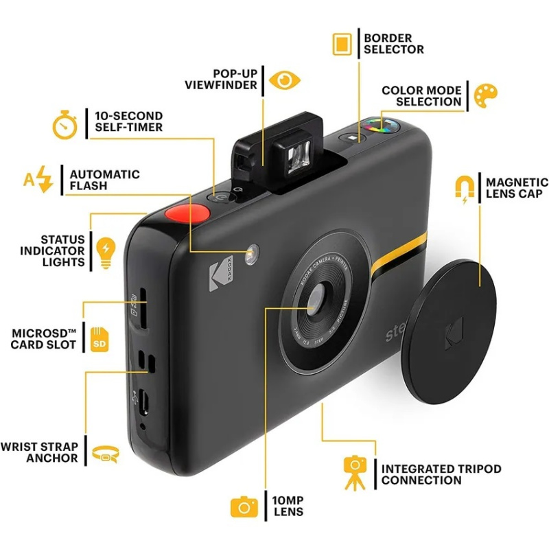 Kodak Step Touch 3合1數碼即影即有相機 [2色]