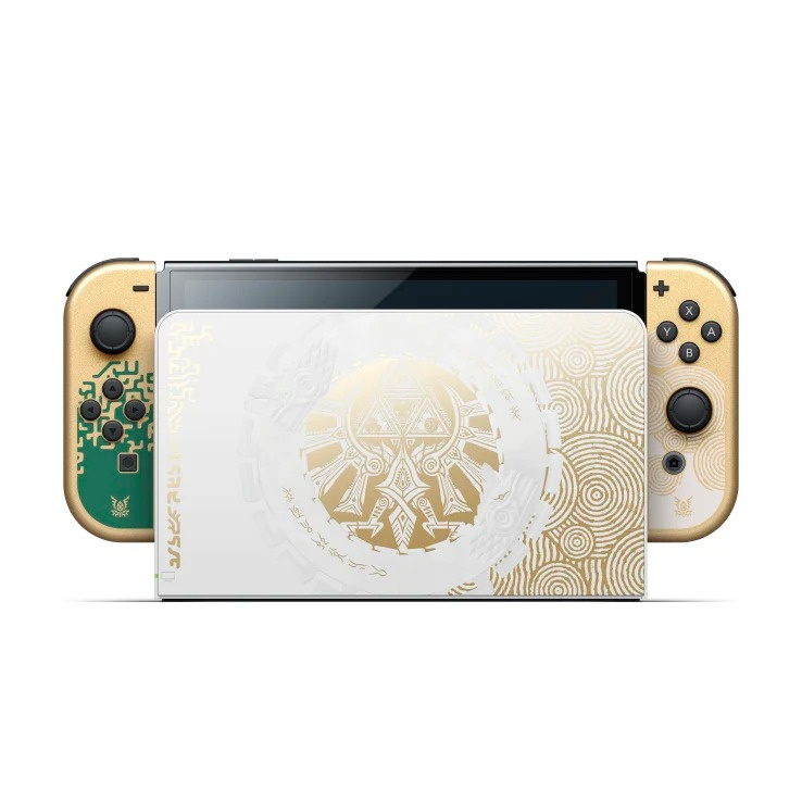 Nintendo Switch OLED Zelda~ Tears of the Kingdom 薩爾達傳說 王國之淚 限定版主機 [香港行貨]