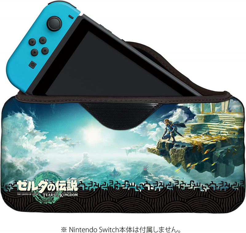 Switch /Switch OLED 主機專用 Quick Pouch 超簿保護包 (薩爾達傳說~ 王國之淚 Zelda: Tears of the Kingdom)
