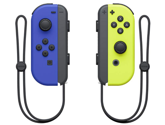 Nintendo Switch Joy-Con 控制器 (藍色+電光黃)