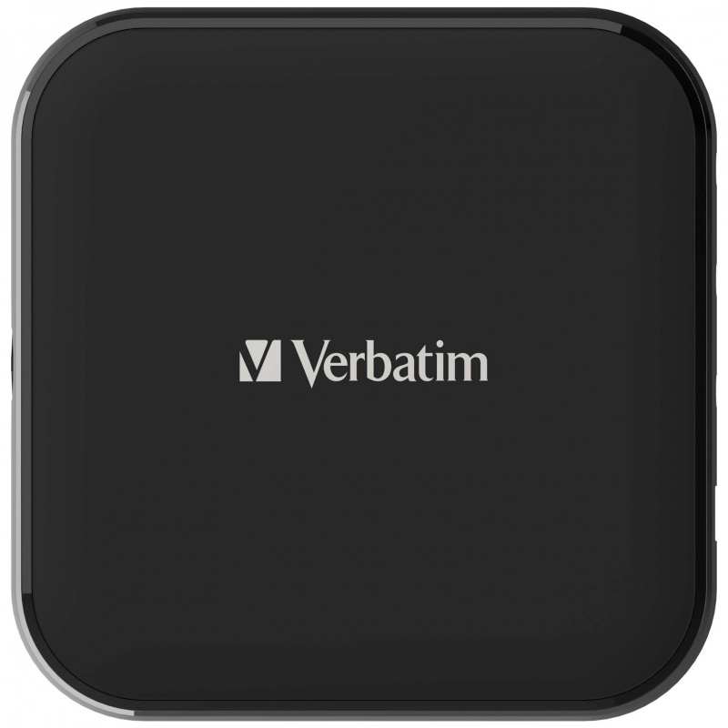 Verbatim 4端口150W PD & QC 3.0 GaN充電器 (附AC電源線+直立底座)