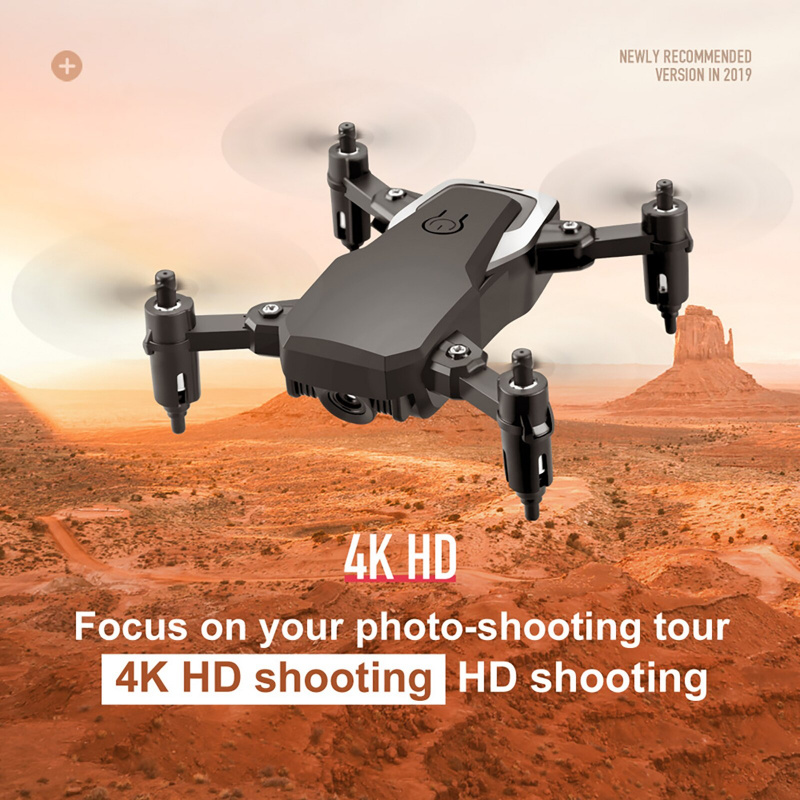 LF606 Wifi FPV Foldable RC Drone with 4K HD Camera Follow Altitude Hold 3D  Flips Headless RC Helicopter M - HAPPY521