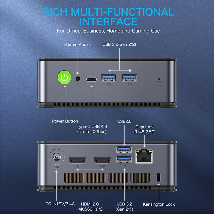 GMK Nucbox K4 MINI PC (R9-7940HS/32GB/1TB/WIN11 PRO)