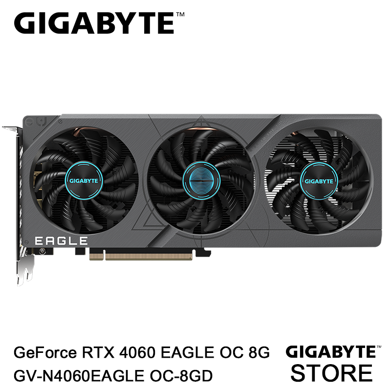 GIGABYTE GeForce RTX™ 4060 EAGLE OC 8G 顯示咭