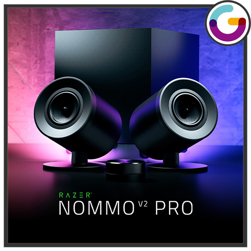 Razer Nommo V2 Pro 全音域 2.1 電腦遊戲喇叭與無線重低音揚聲器