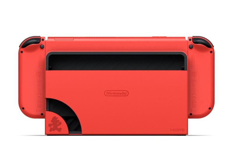 Nintendo Switch OLED 遊戲主機 瑪利歐亮麗紅（Mario Red）特別版主機