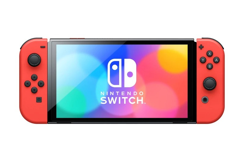 Nintendo Switch OLED 遊戲主機 瑪利歐亮麗紅（Mario Red）特別版主機