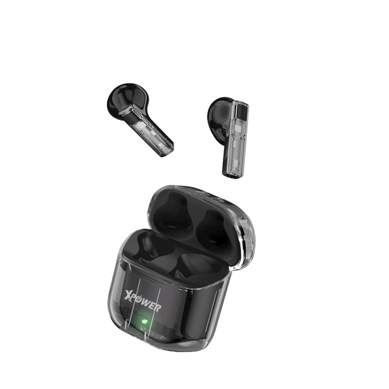 XPower 透明真無線藍牙5.3耳機 BSE10 [黑/白]