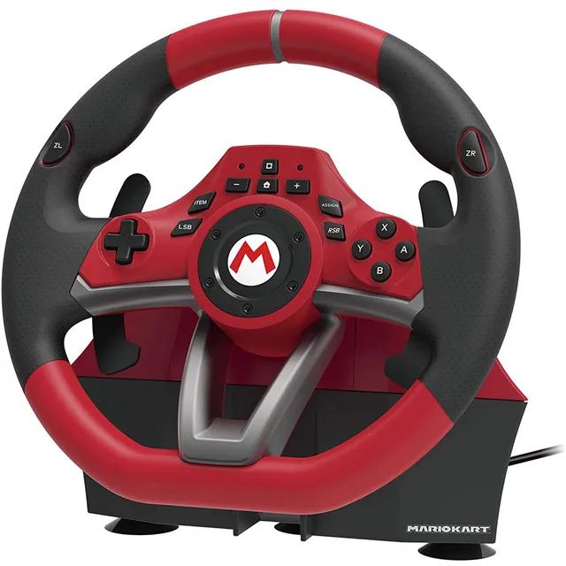 [方向盤+遊戲] Hori 瑪利歐賽車 PRO方向盤 DX+NS Mario Kart 8 Deluxe 瑪利歐賽車 8