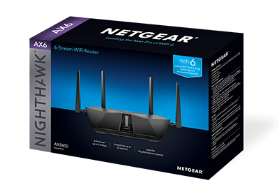 Netgear AX5400 Dual-Band Wi-Fi 6 路由器 [RAX50]