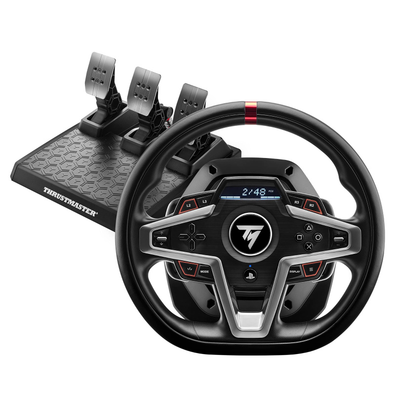 Thrustmaster T248 賽車遊戲方向盤套裝 [對應: PS5, PS4, PC]
